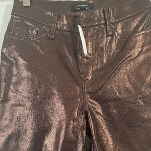 Banana Republic Shimmering Brown Skinny Jeans